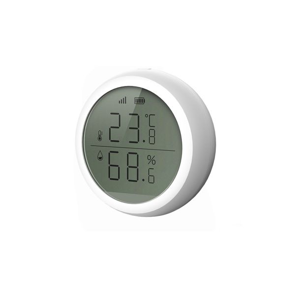 SmartWise Zigbee hőmérő és páratartalom érzékelő LCD kijelzővel